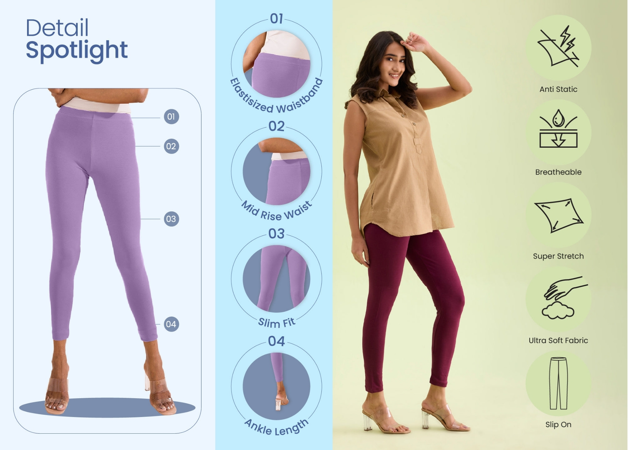 ANKEL LENGTH LEGGINGS