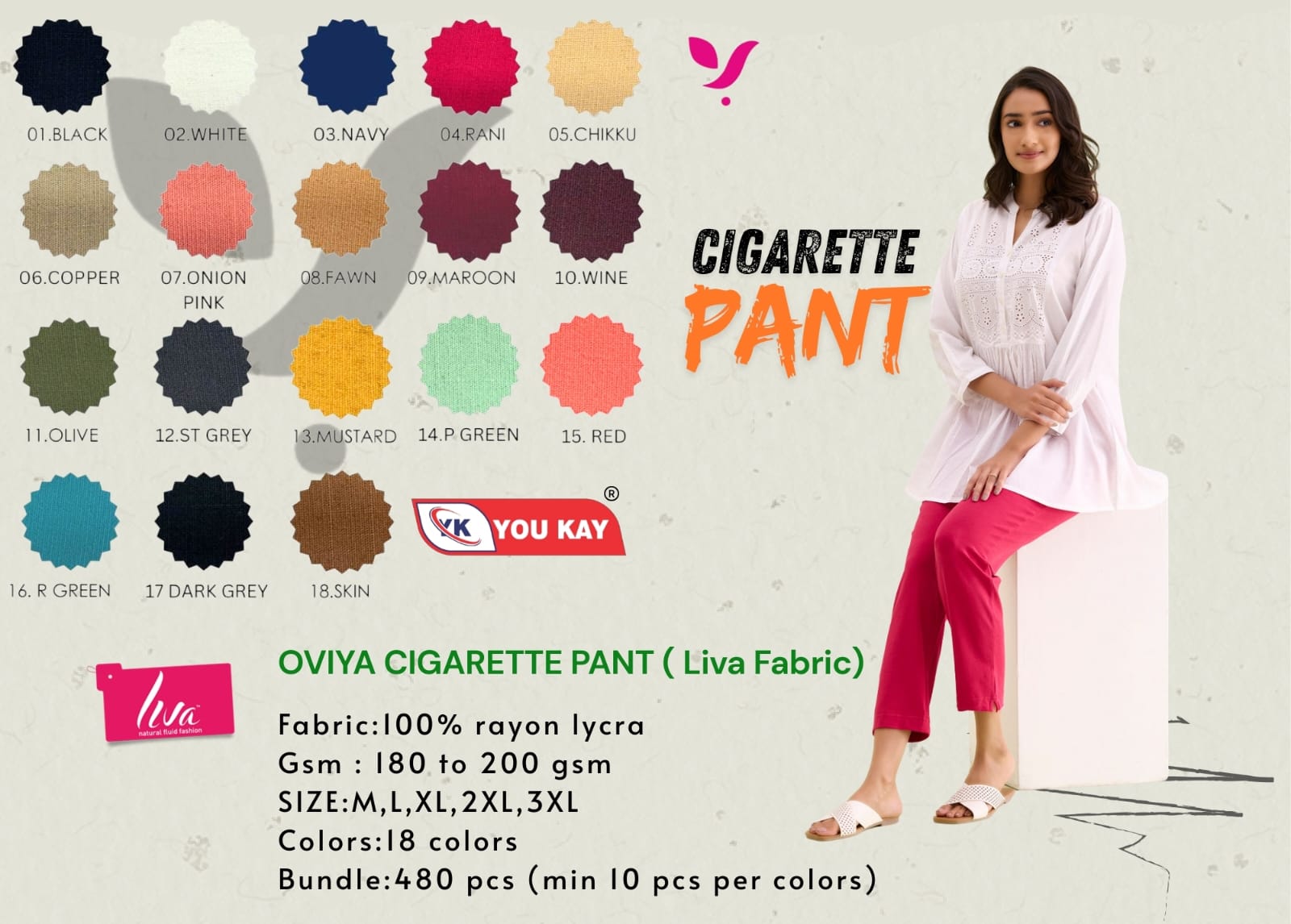 OVIYA CIGARETTE PANT